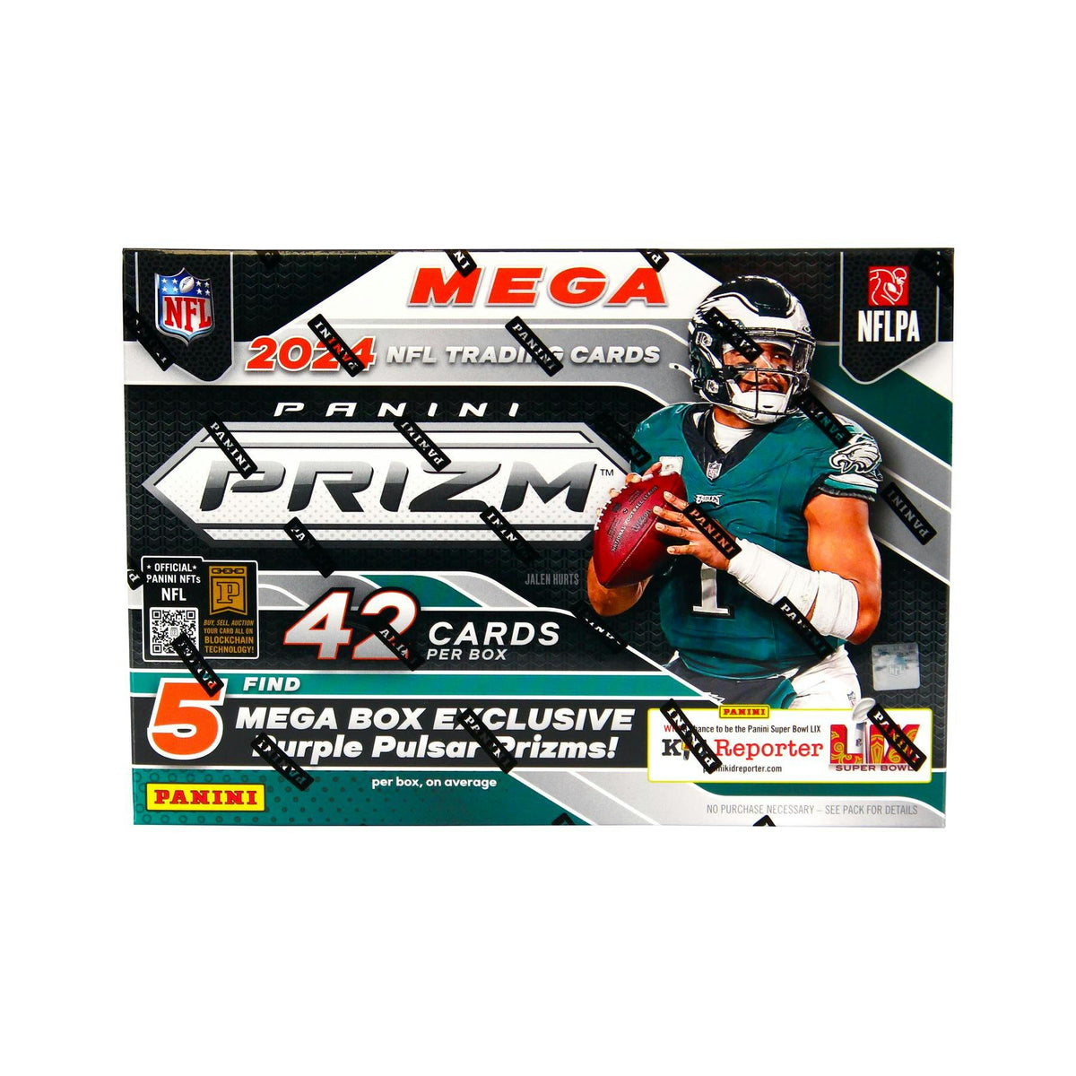2024 Panini Prizm Football Mega Hobby 20-Box Case (Purple Pulsar Prizms!)