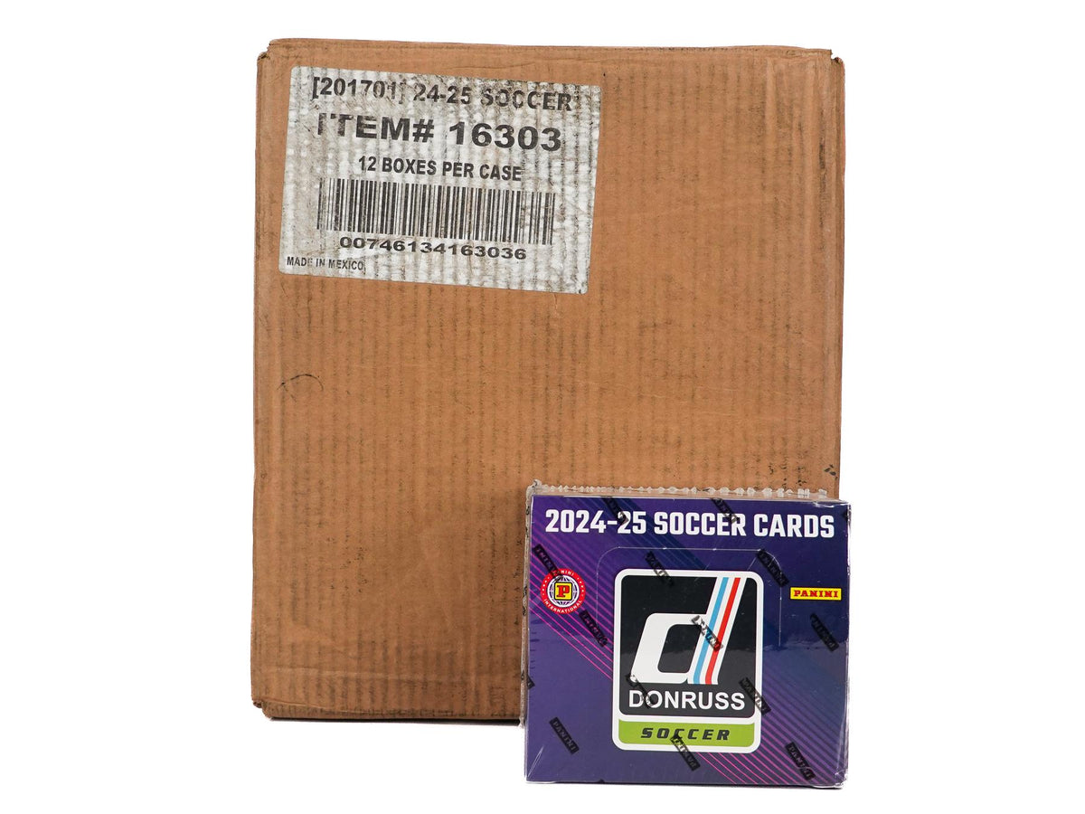 2024/25 Panini Donruss Soccer International Hobby 12-Box Case