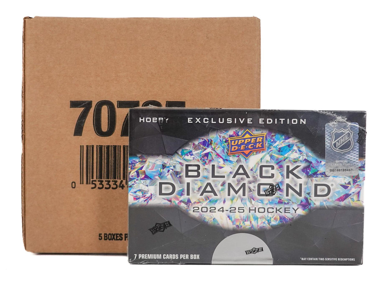 2024/25 Upper Deck Black Diamond Hockey CDD Exclusive Hobby 5-Box Case