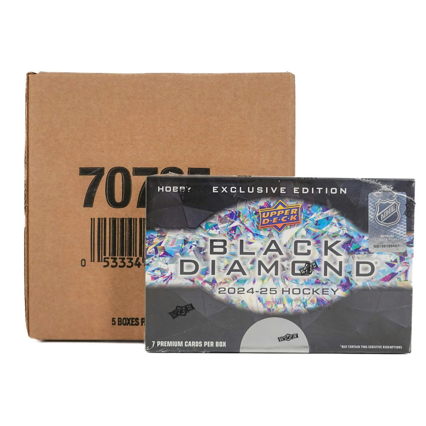 2024/25 Upper Deck Black Diamond Hockey CDD Exclusive Hobby 5-Box Case
