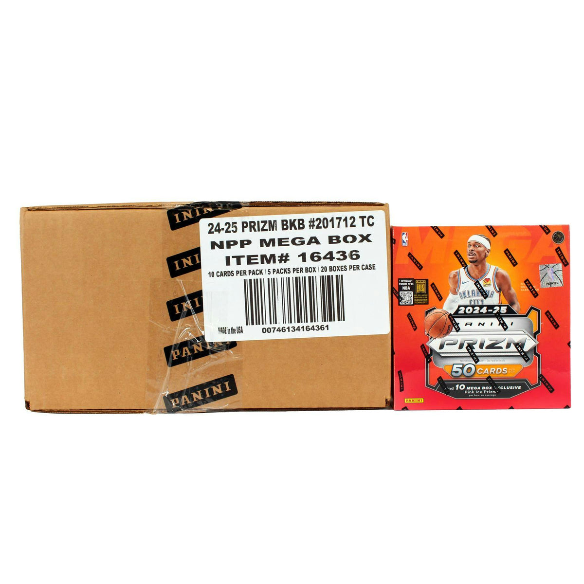 2024/25 Panini Prizm Basketball Mega 20-Box Case (Pink Ice Prizms!)