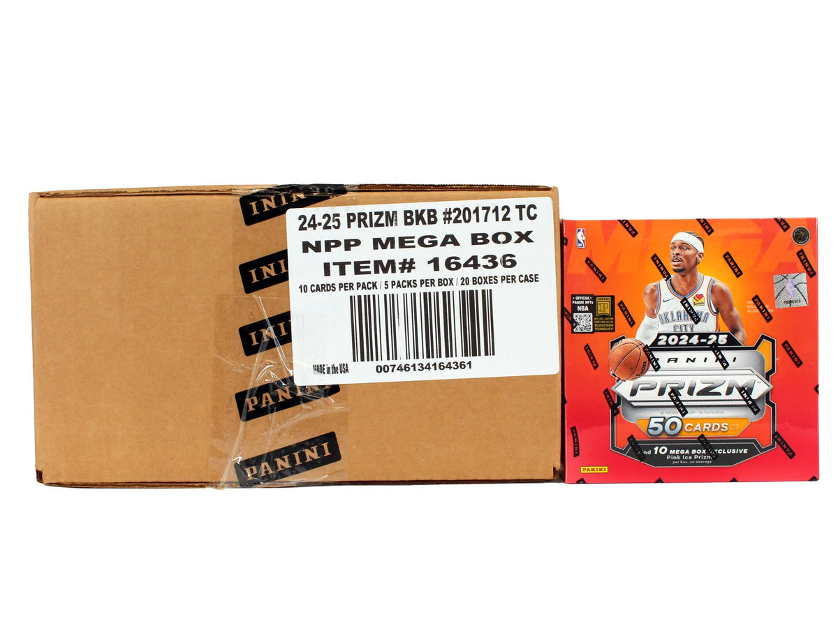 2024/25 Panini Prizm Basketball Mega 20-Box Case (Pink Ice Prizms!)