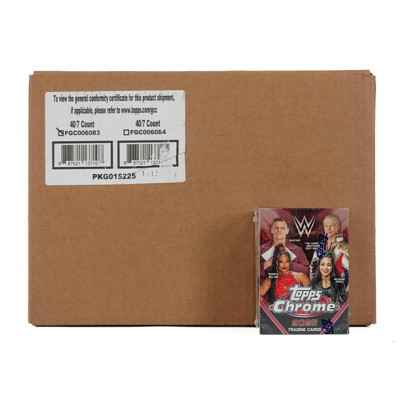 2025 Topps Chrome WWE Wrestling Blaster 40-Box Case
