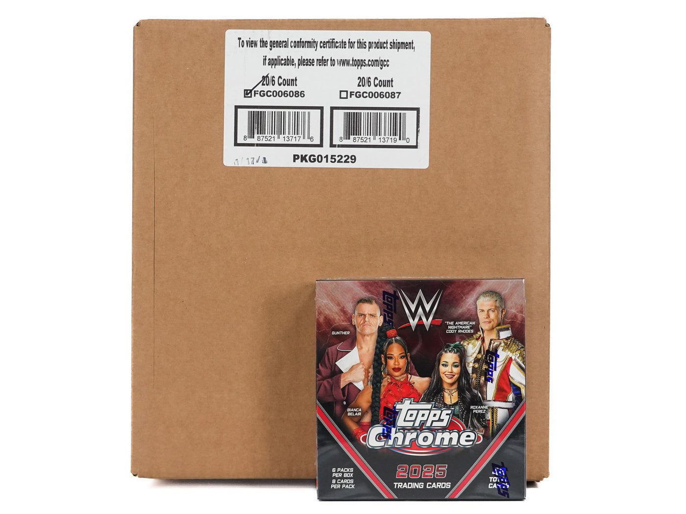 2025 Topps Chrome WWE Wrestling Mega 20-Box Case