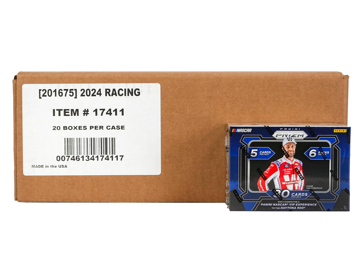 2024 Panini Prizm NASCAR Racing Blaster Hobby 20-Box Case