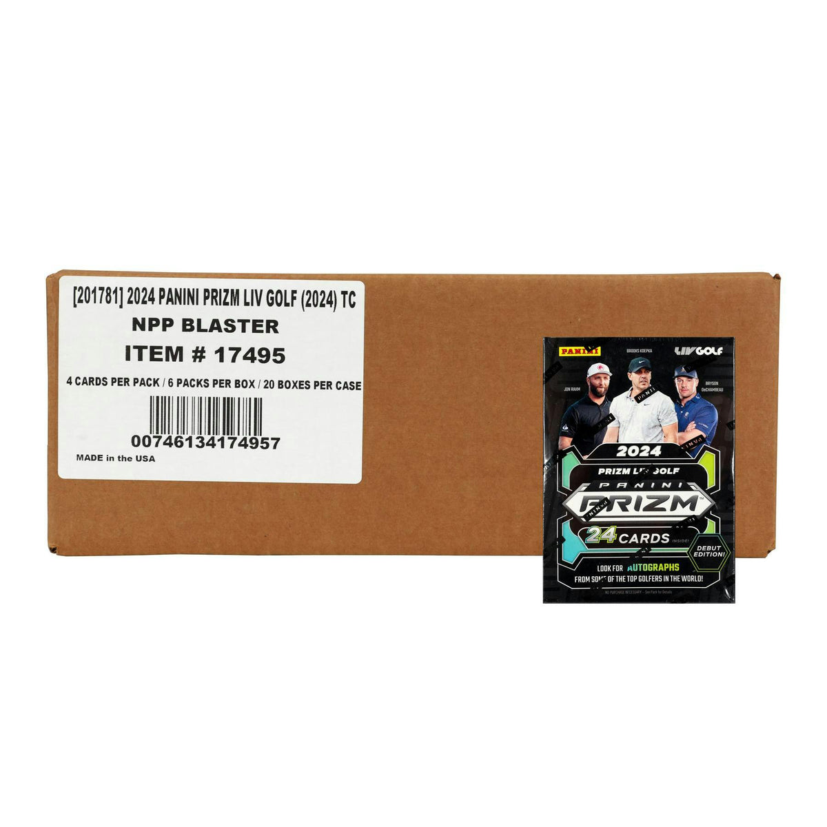 2024 Panini Prizm LIV Golf Blaster 20-Box Case