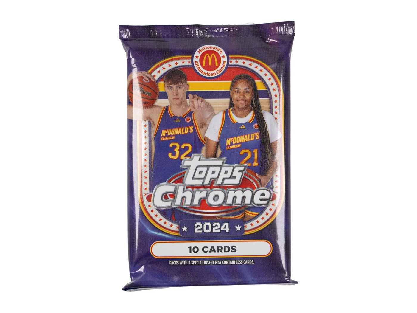 2024 Topps Chrome McDonald's All American Basketball Mega Pack