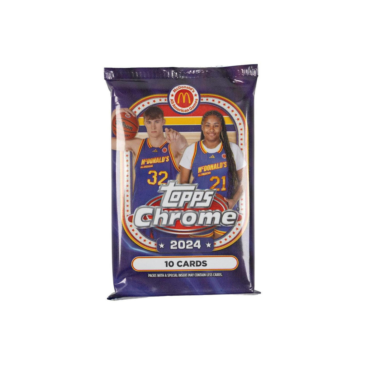 2024 Topps Chrome McDonald's All American Basketball Mega Pack