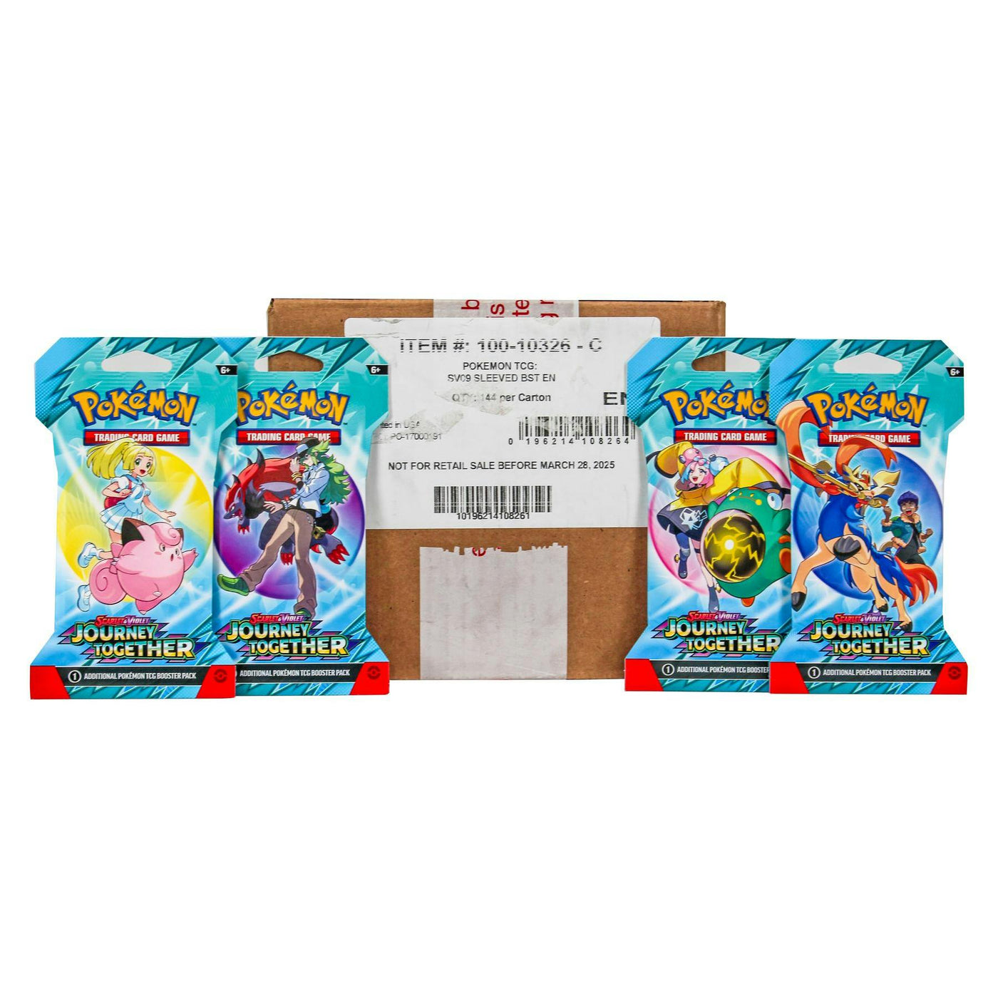 Pokemon Scarlet & Violet: Journey Together Sleeved Booster 144-Pack Case