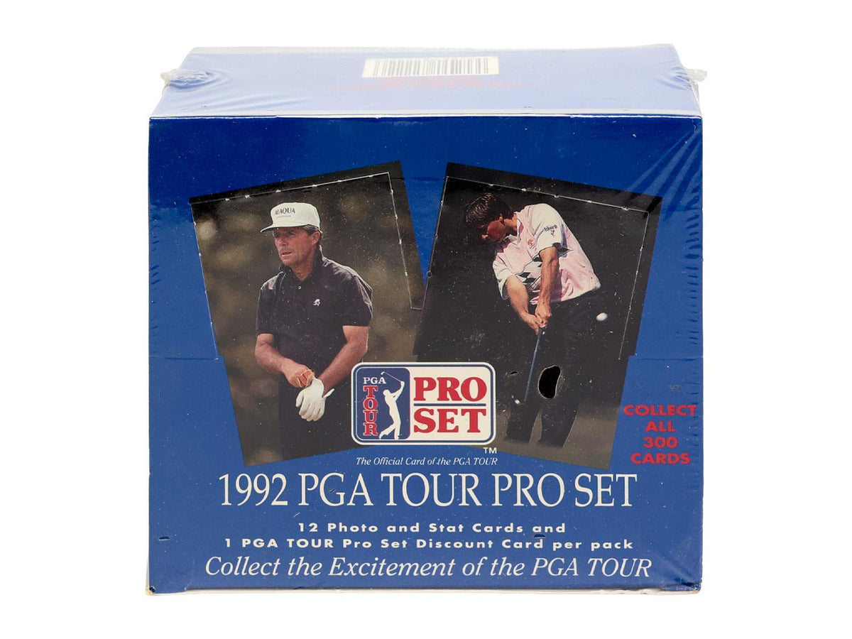 1992 Pro Set Golf Wax Box