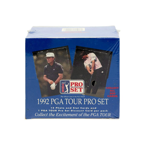 1992 Pro Set Golf Wax Box