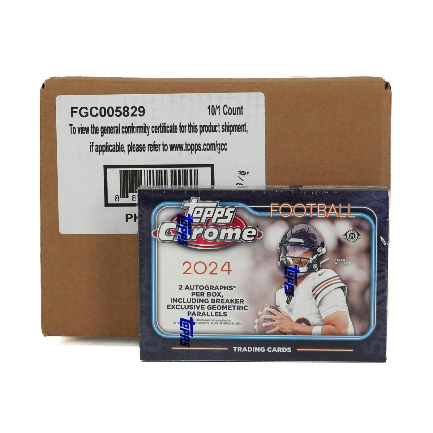 2024 Topps Chrome Football Delight 10-Box Case