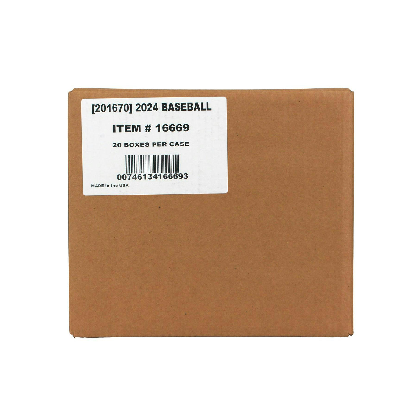 2024 Panini Prospect Edition Baseball Hobby 20-Box Case