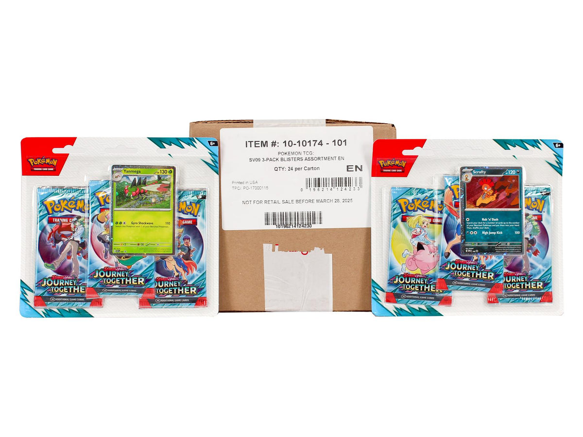 Pokemon Scarlet & Violet: Journey Together 3-Pack 24-Blister Case