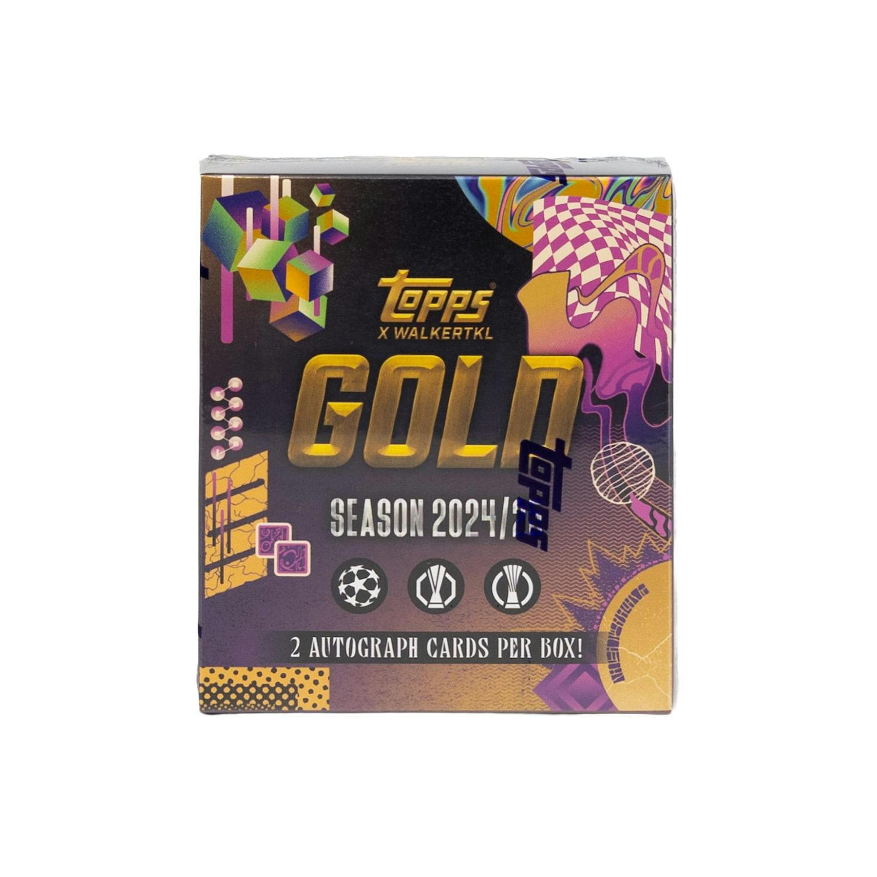 2024/25 Topps Gold UEFA Club Competitions Soccer Hobby Box