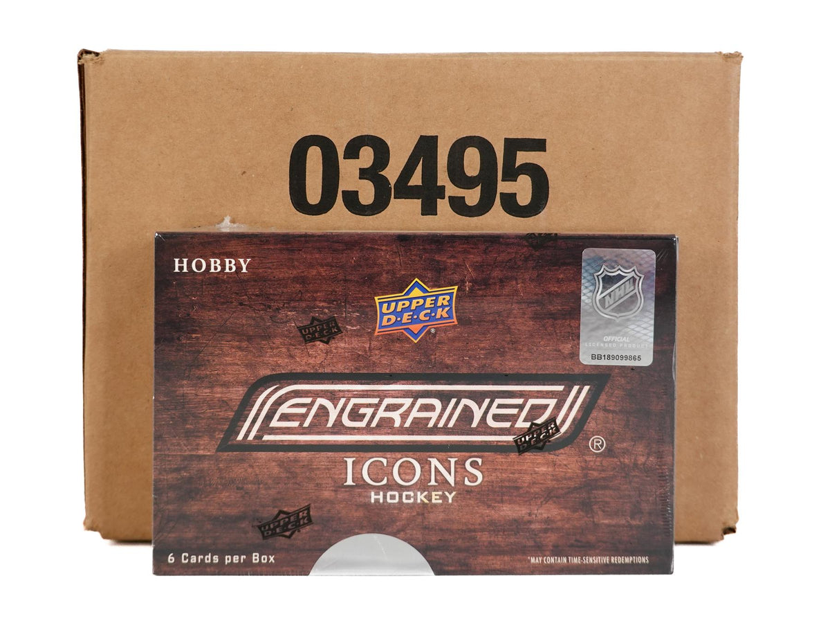 2024/25 Upper Deck Engrained Icons Hockey Hobby 10-Box Case