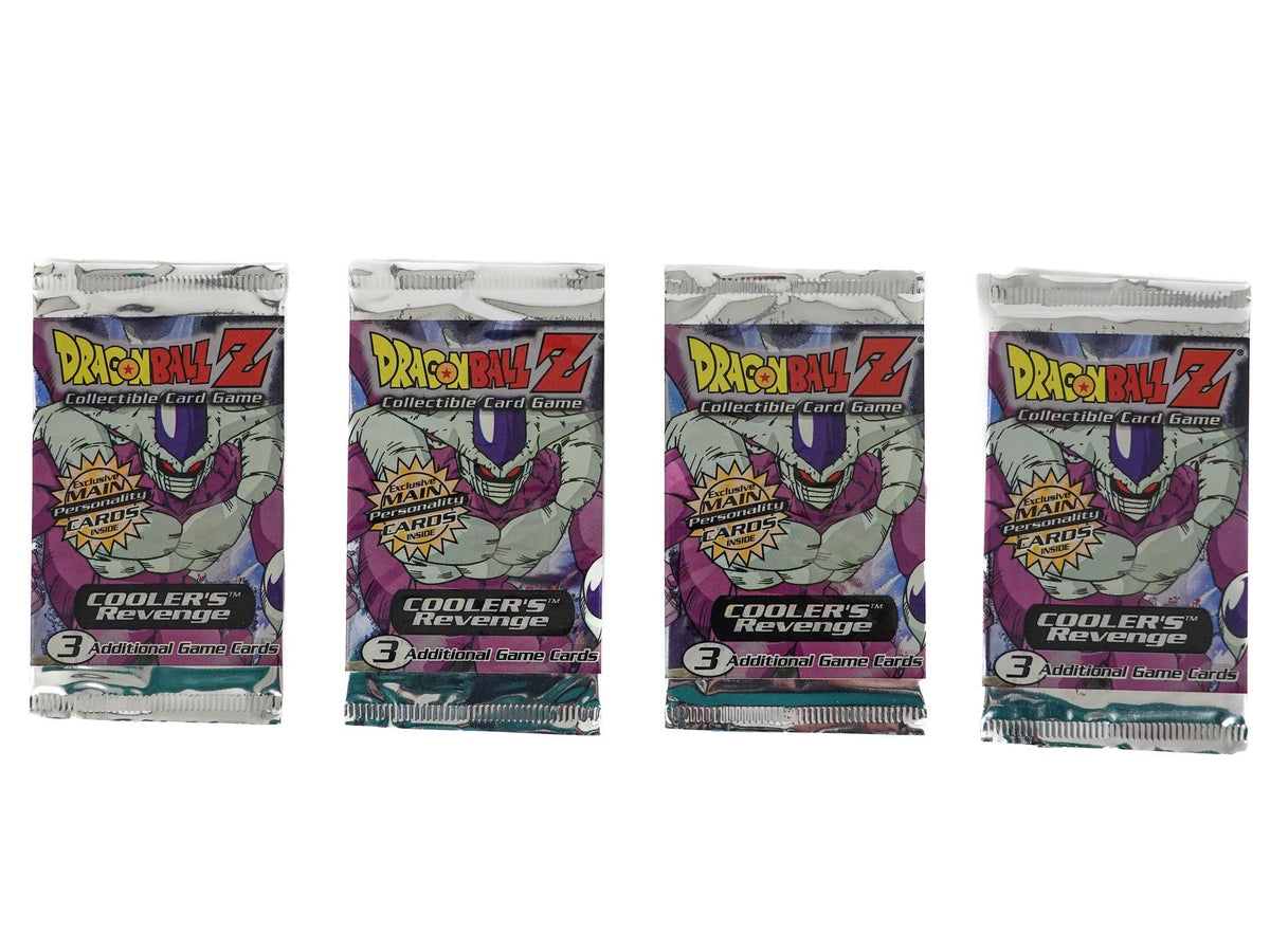 Score Dragon Ball Z Cooler's Revenge 3 Card Special Edition Exclusive Booster Pack (Lot of 4)