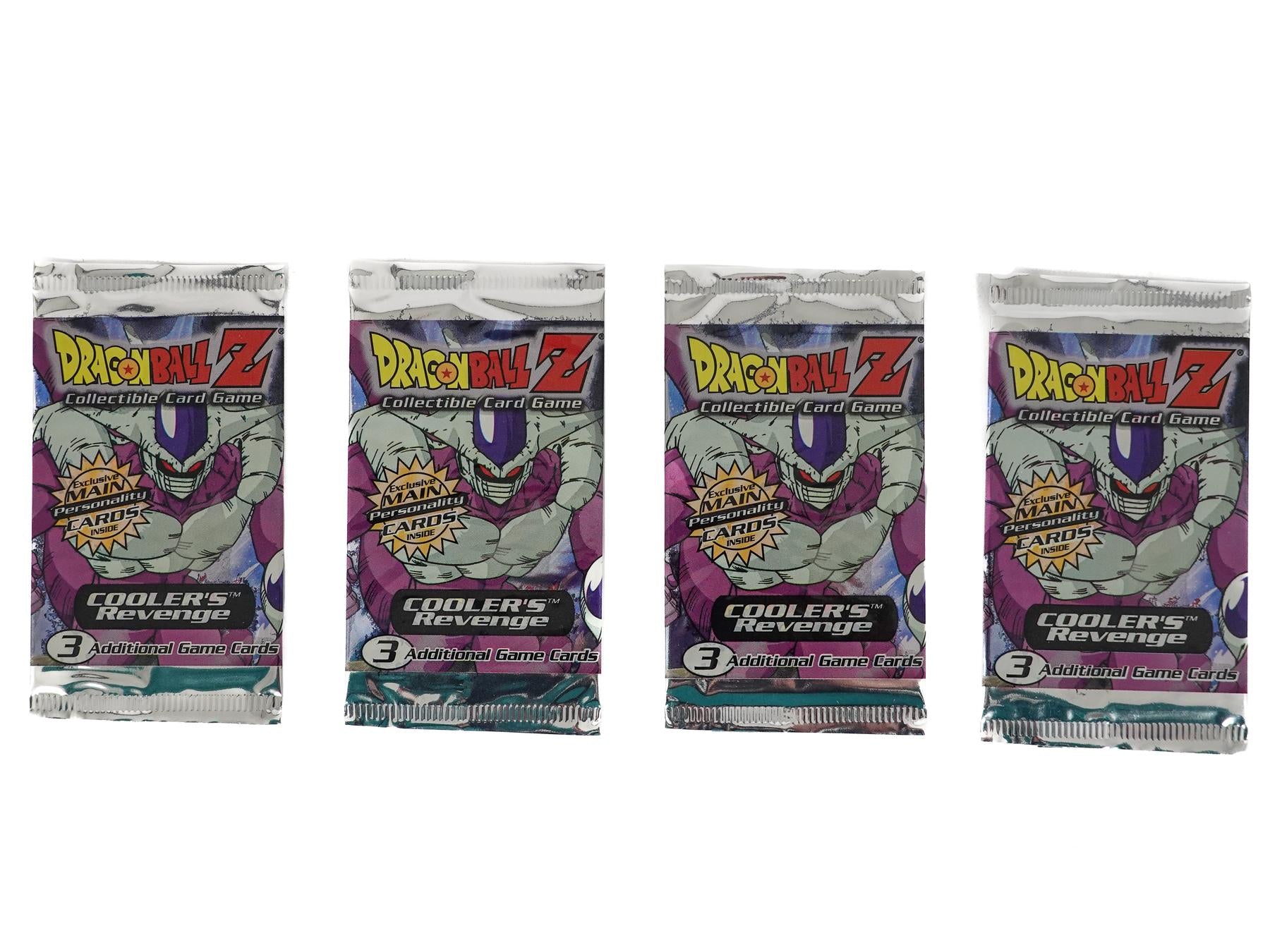 Score Dragon Ball Z Cooler's Revenge 3 Card Special Edition Exclusive Booster Pack (Lot of 4)