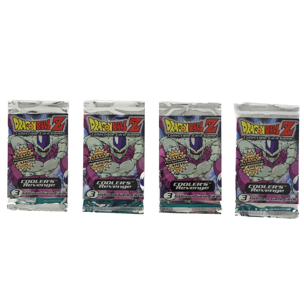 Score Dragon Ball Z Cooler's Revenge 3 Card Special Edition Exclusive Booster Pack (Lot of 4)