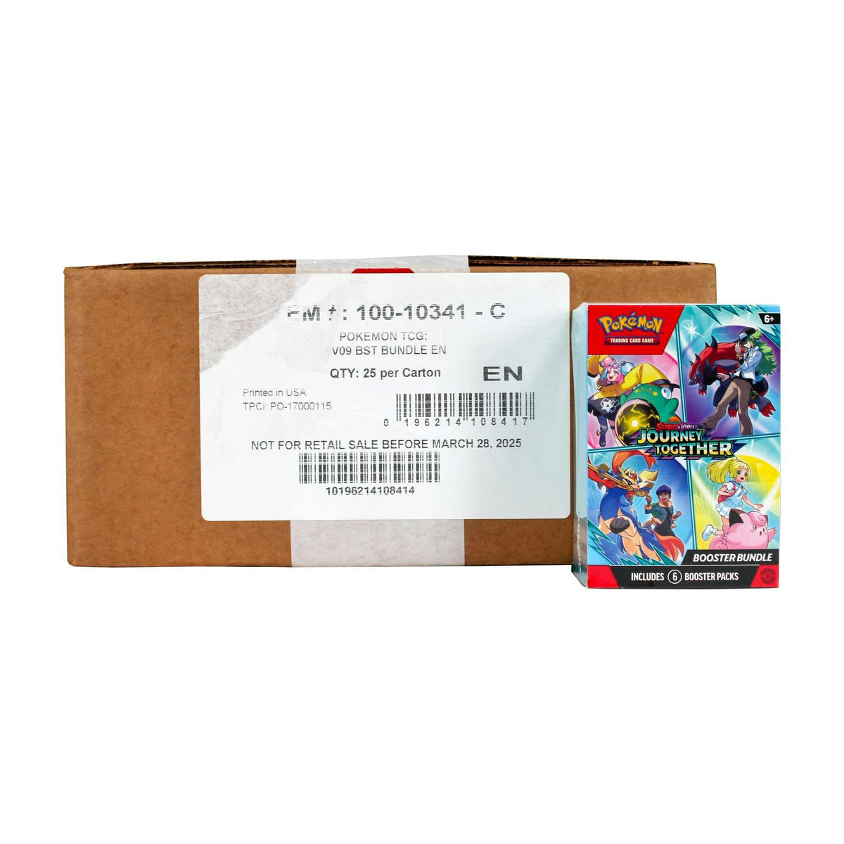 Pokemon Scarlet & Violet: Journey Together 25-Bundle Case