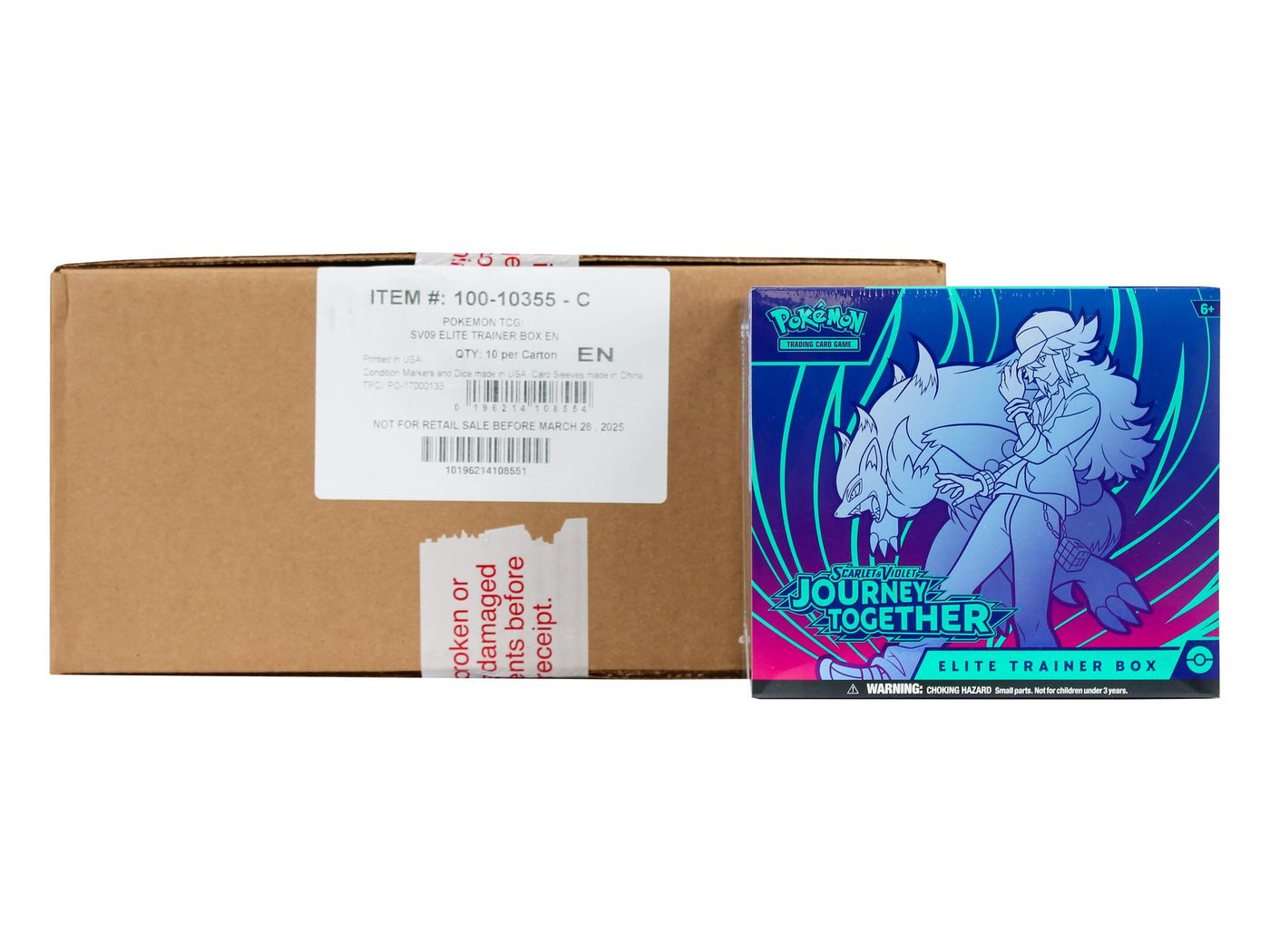 Pokemon Scarlet & Violet: Journey Together Elite Trainer 10-Box Case