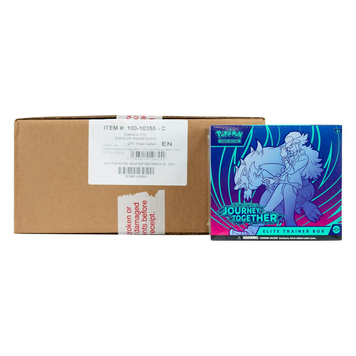 Pokemon Scarlet & Violet: Journey Together Elite Trainer 10-Box Case