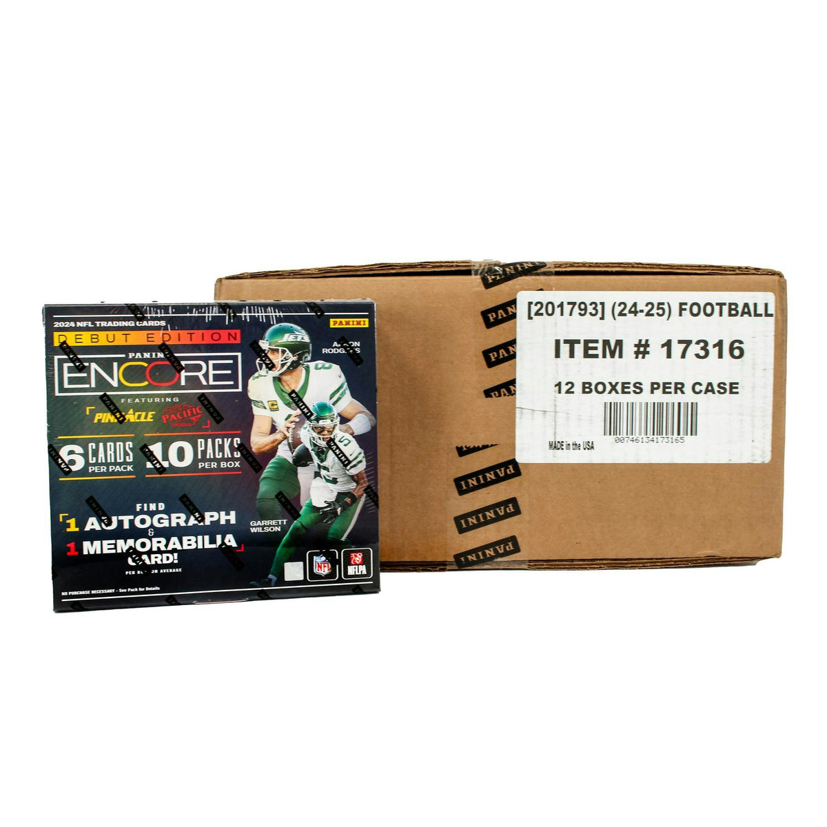 2024 Panini Encore Football Hobby 12-Box Case