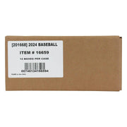 2024 Panini Select Baseball Hobby 12-Box Case