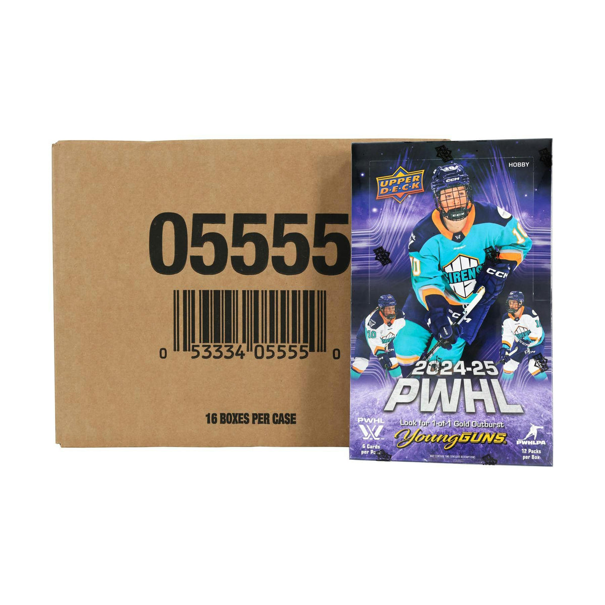 2025 Upper Deck PWHL Hockey Hobby 16-Box Case