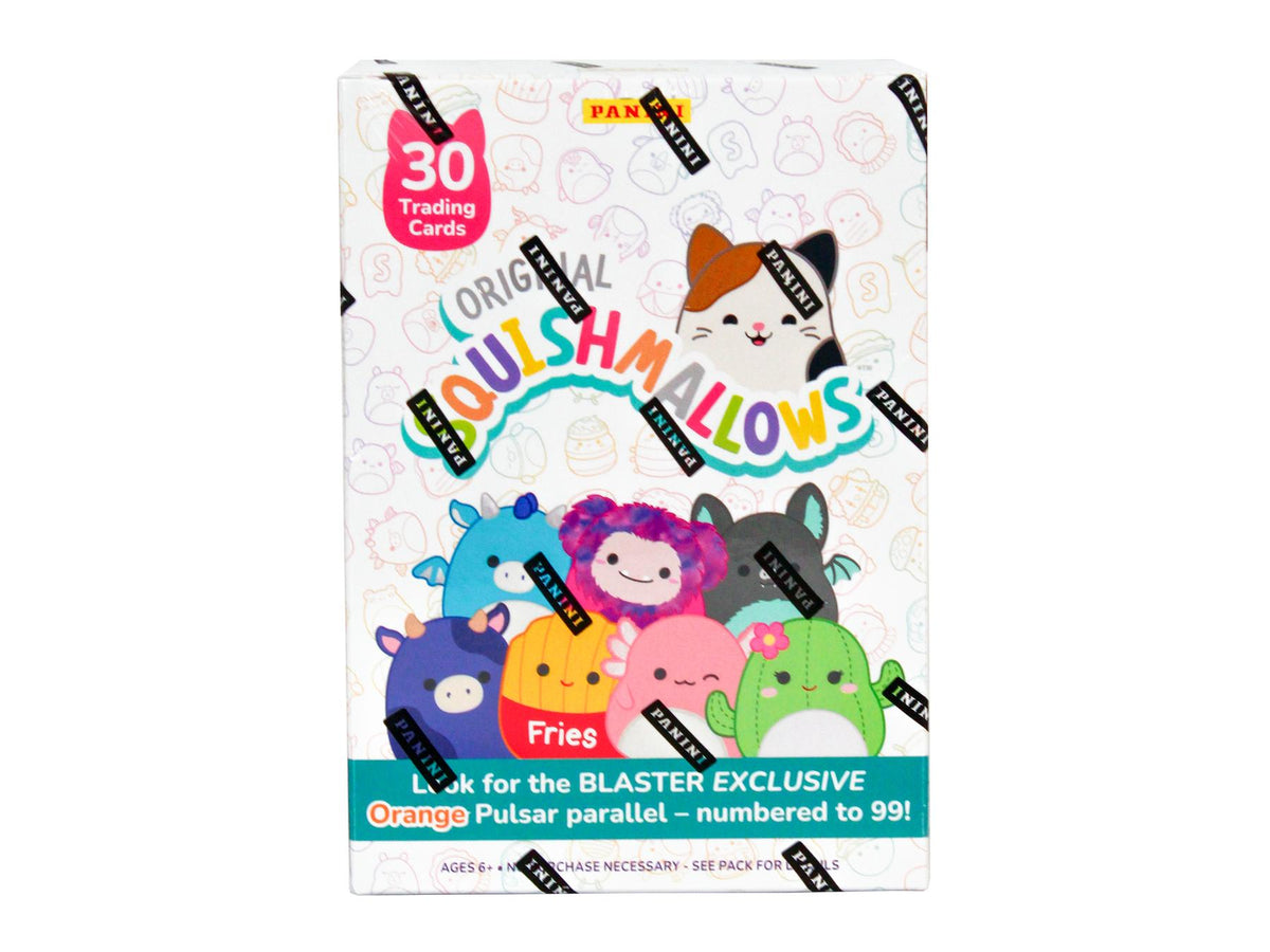 2024 Panini Squishmallows Blaster 20-Box Case (Orange Pulsar Parallels!)