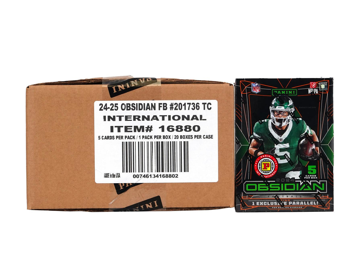 2024 Panini Obsidian Football International Hobby 20-Box Case