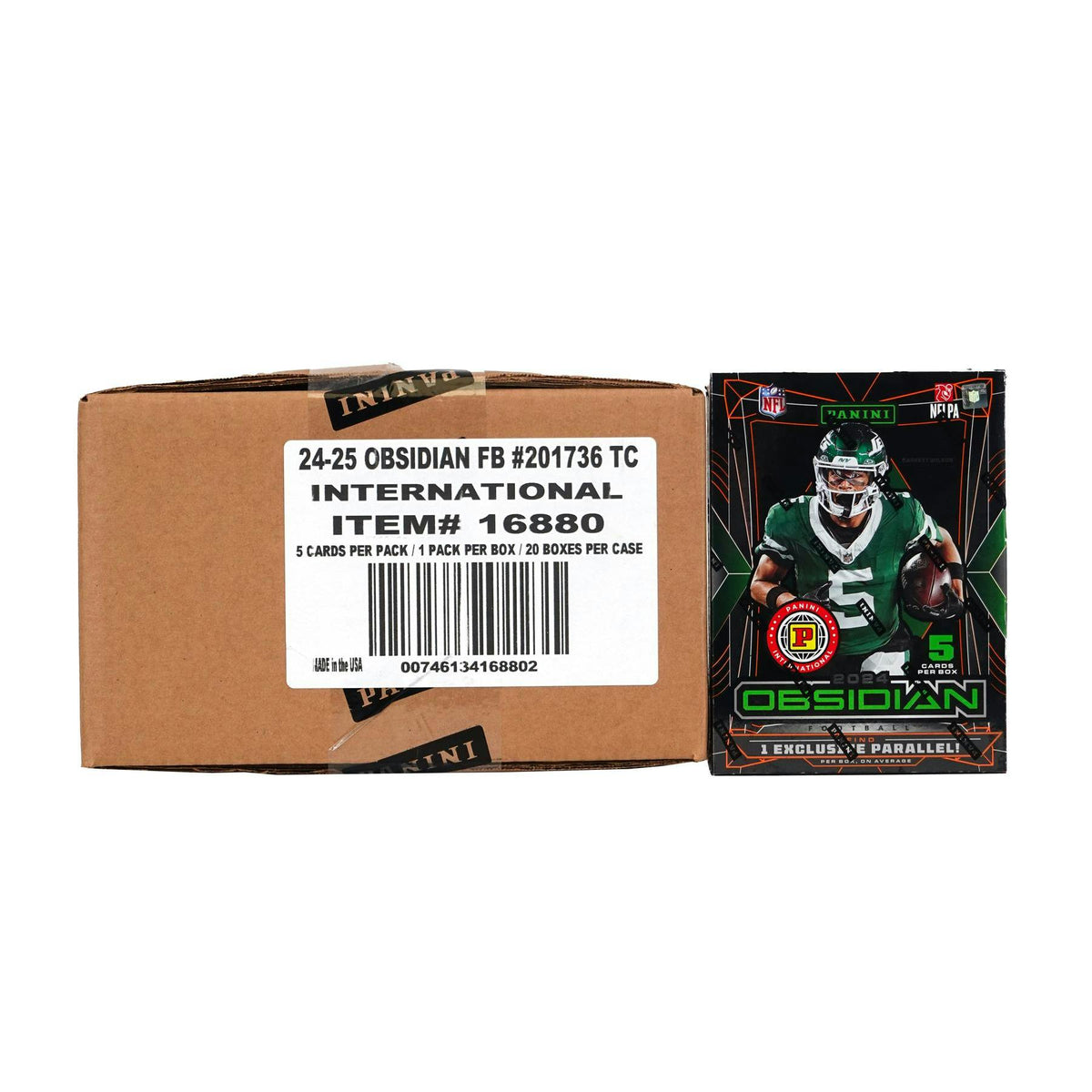 2024 Panini Obsidian Football International Hobby 20-Box Case