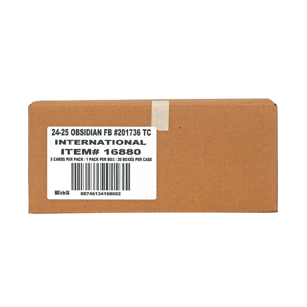 2024 Panini Obsidian Football International Hobby 20-Box Case