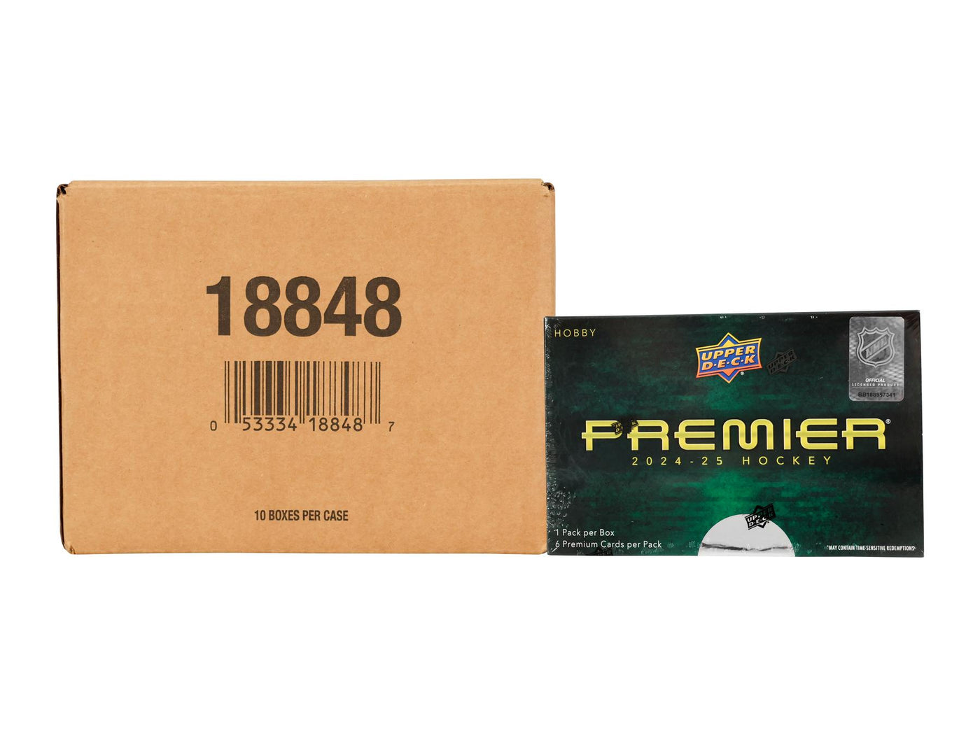 2024/25 Upper Deck Premier Hockey Hobby 10-Box Case