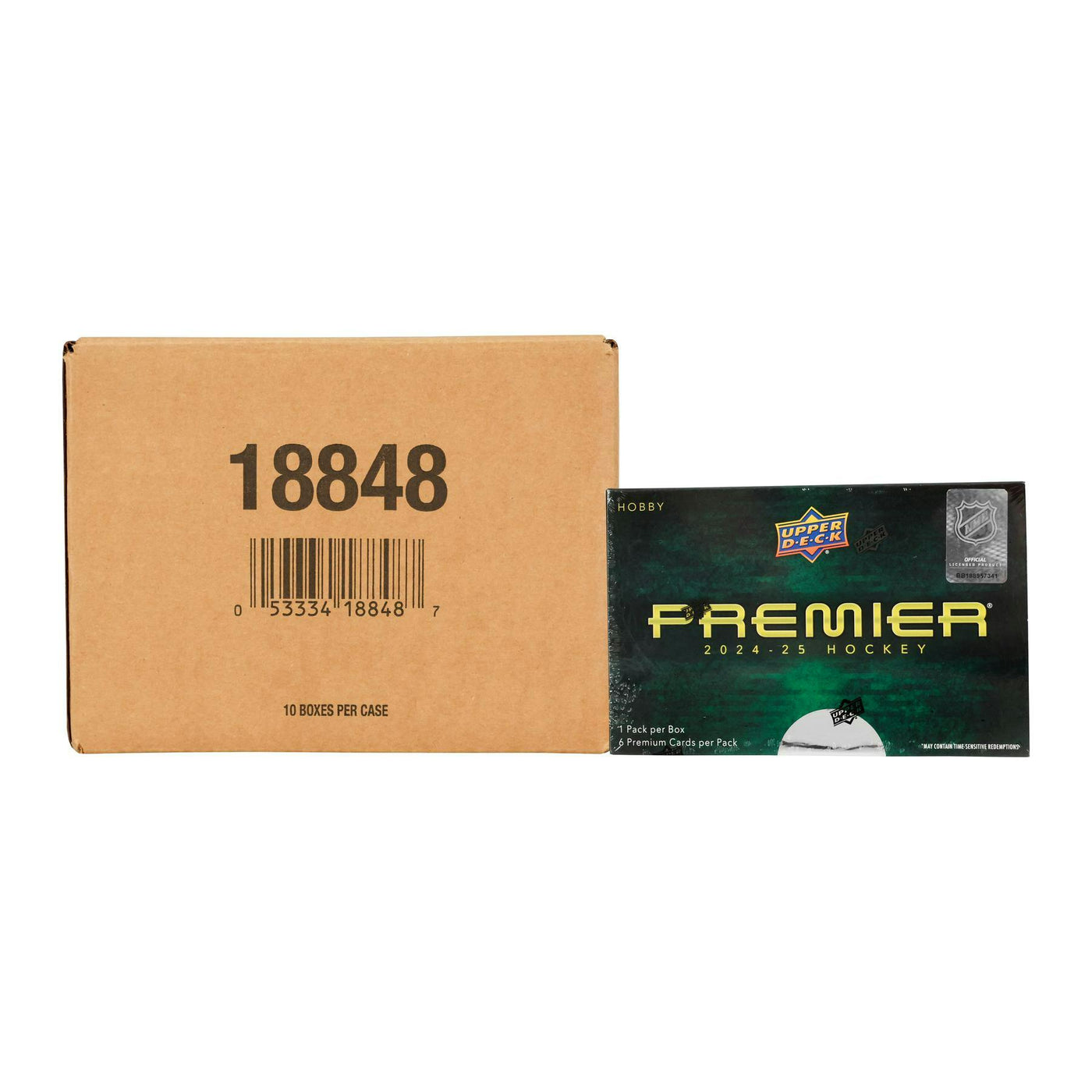 2024/25 Upper Deck Premier Hockey Hobby 10-Box Case