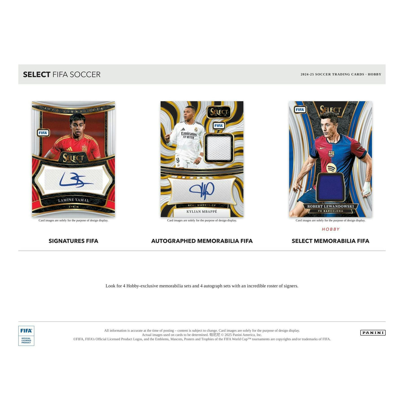 2024/25 Panini Select FIFA Soccer Hobby Box