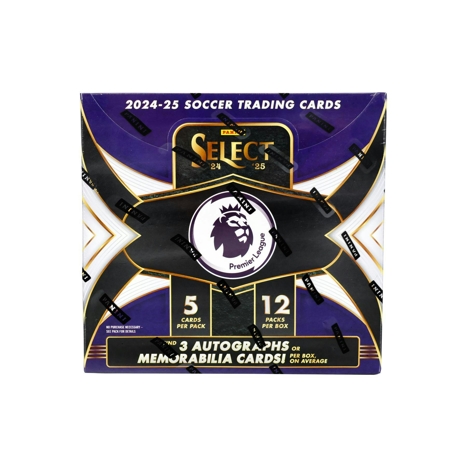 2024/25 Panini Select Premier League EPL Soccer Hobby 12-Box Case