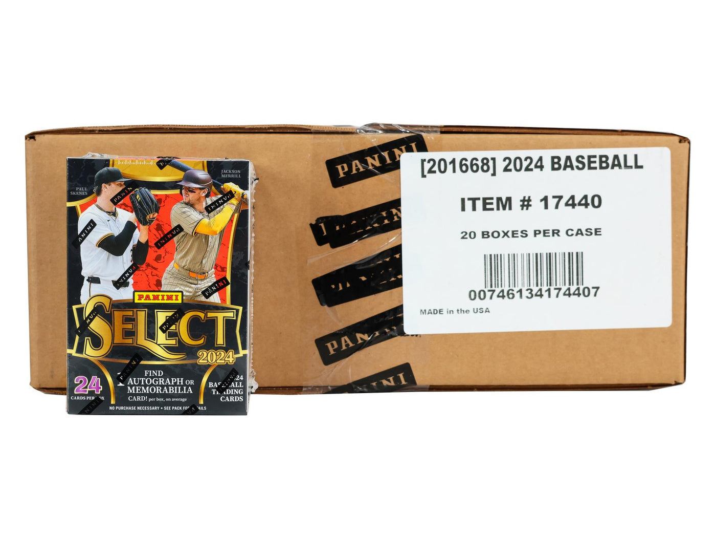 2024 Panini Select Baseball Blaster Hobby 20-Box Case