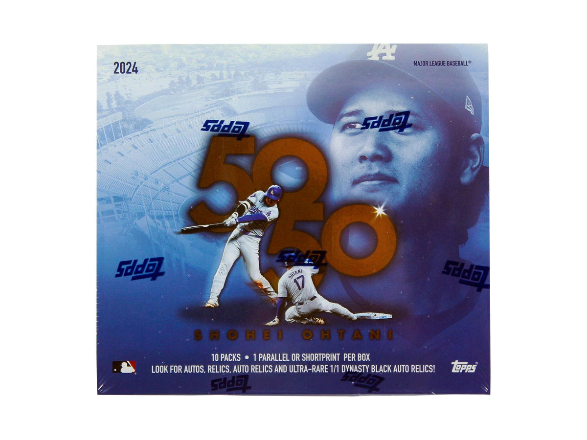 2024 Topps 50/50: Shohei Ohtani Baseball 10-Pack Box