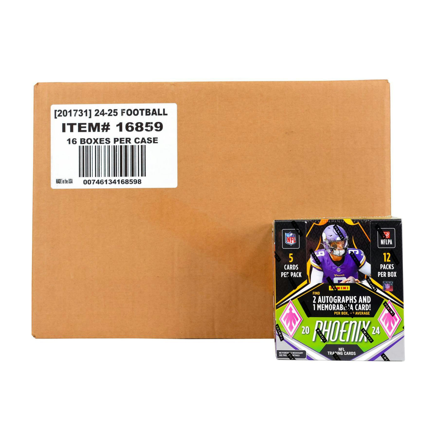 2024 Panini Phoenix Football Hobby 16-Box Case