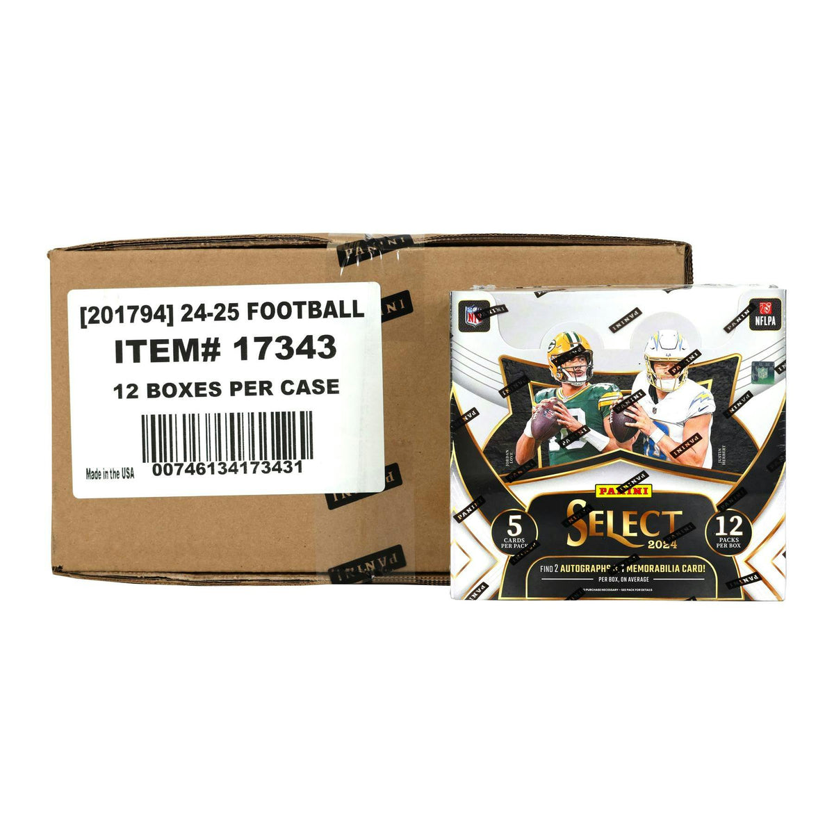2024 Panini Select Football Hobby 12-Box Case
