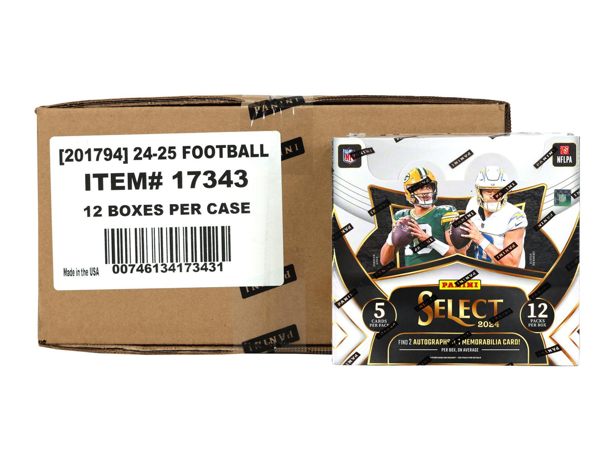 2024 Panini Select Football Hobby 12-Box Case