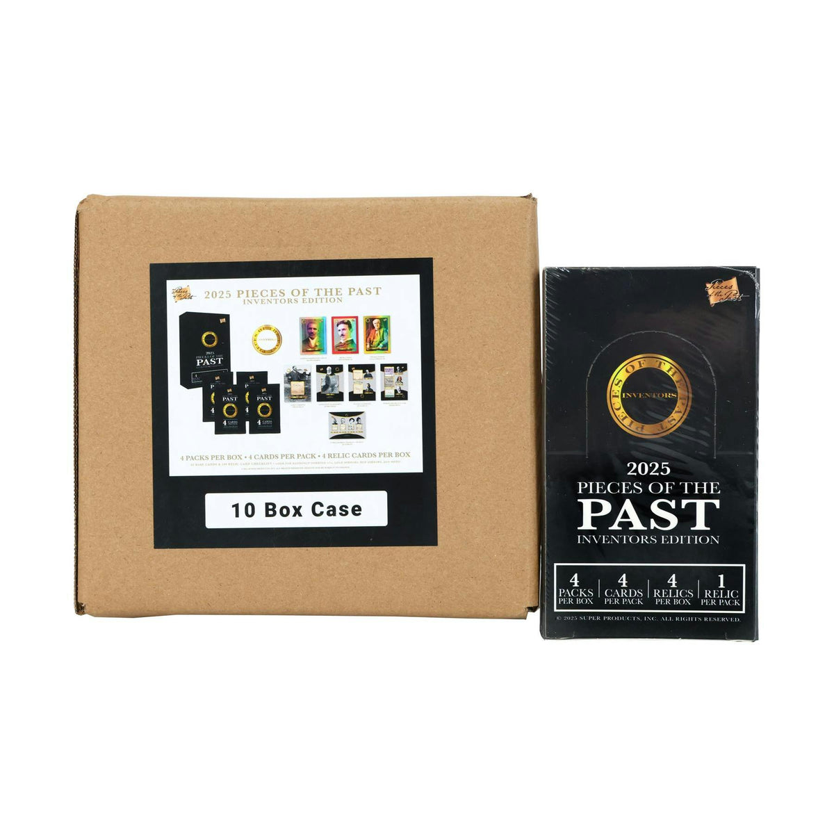 2025 Keepsake Pieces of the Past Inventors Edition Hobby 10-Box Case