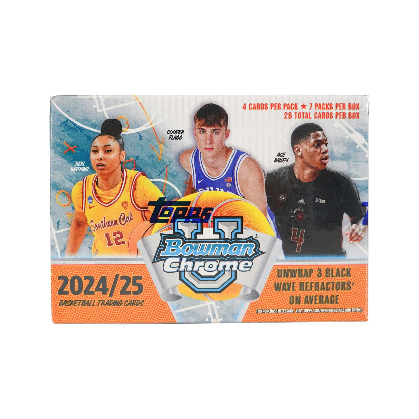 2024/25 Bowman University Chrome Basketball Blaster Box