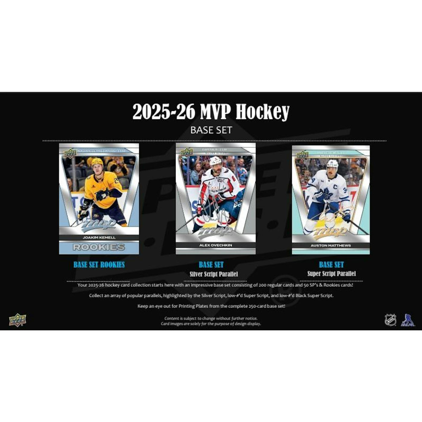 2025/26 Upper Deck MVP Hockey Hobby 20-Box Case
