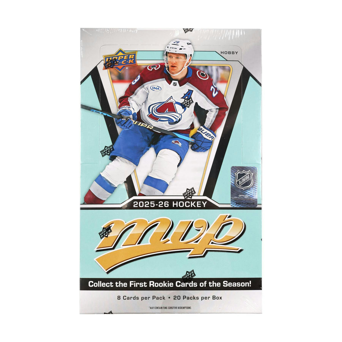 2025/26 Upper Deck MVP Hockey Hobby 20-Box Case