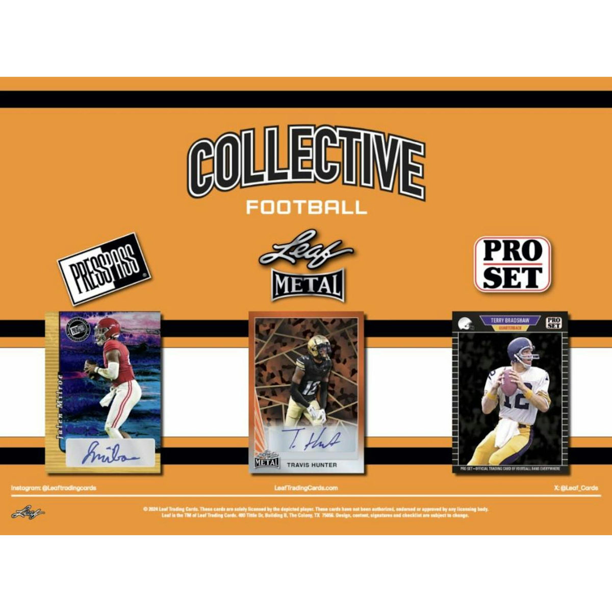 2024 Leaf Collective Football Hobby Box (Reed Buy)
