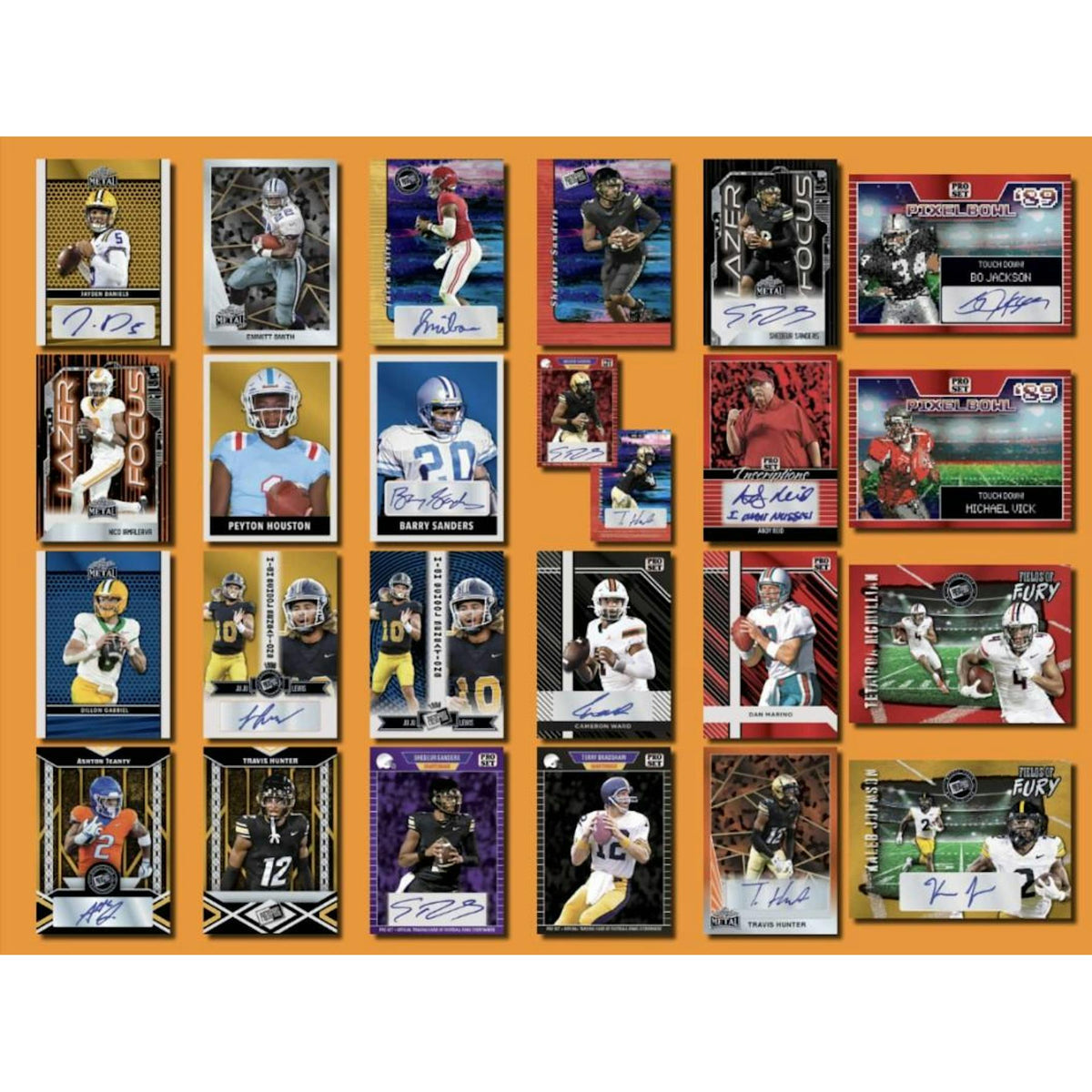 2024 Leaf Collective Football Blaster Box