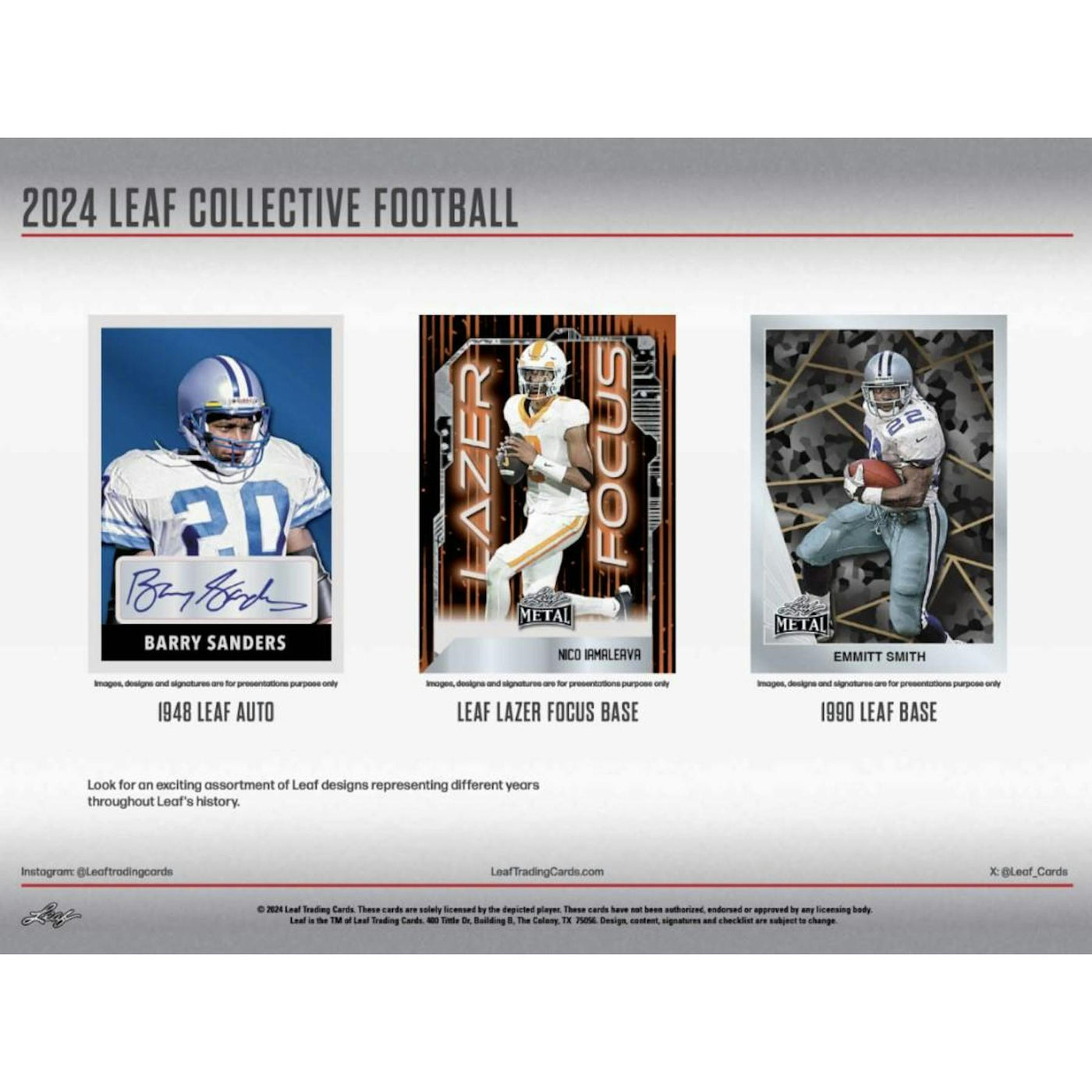 2024 Leaf Collective Football Blaster Box
