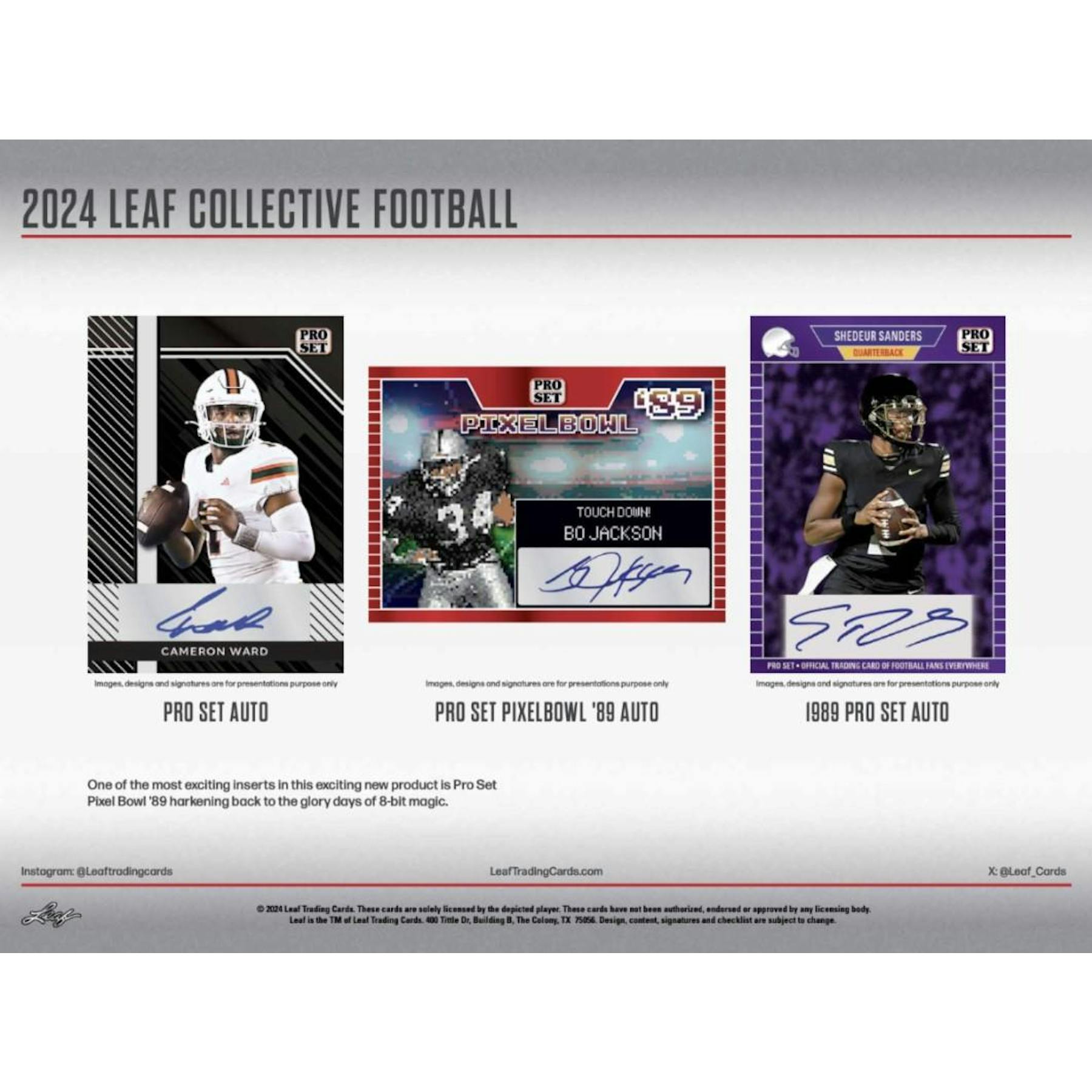 2024 Leaf Collective Football Blaster Box